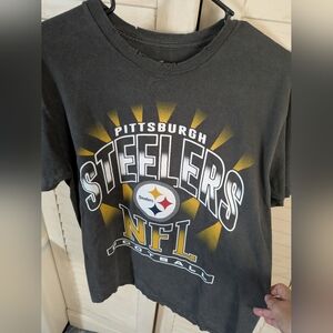 Junk Food Brand Pittsburgh Steelers Vintage (see pic) Tee Unisex Size Small
